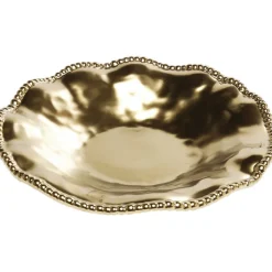 Assiette Bell doré Ø36cm>KARE Design