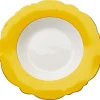 Assiette creuse Harlequin jaune Ø23cm>KARE Design Clearance