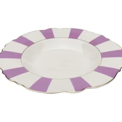 Assiette creuse Harlequin violet Ø23cm><noscript><img width=