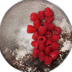 Assiette creuse Savannah marron/gris Ø20><noscript><img width=