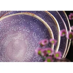 Assiette creuse Shirley violet Ø21cm><noscript><img width=