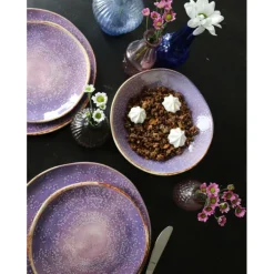 Assiette creuse Shirley violet Ø21cm><noscript><img width=