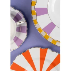Assiette Harlequin orange Ø22cm><noscript><img width=