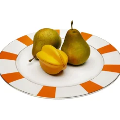 Assiette Harlequin orange Ø27cm><noscript><img width=