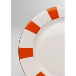 Assiette Harlequin orange Ø27cm><noscript><img width=