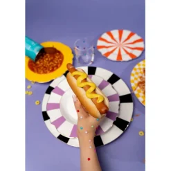 Assiette Harlequin violet Ø31cm>KARE Design Sale