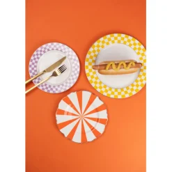 Assiette Harlequin violet Ø21cm>KARE Design Online