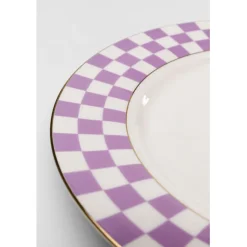 Assiette Harlequin violet Ø21cm><noscript><img width=