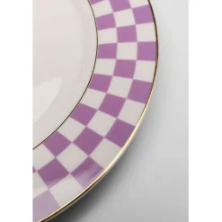 Assiette Harlequin violet Ø21cm><noscript><img width=