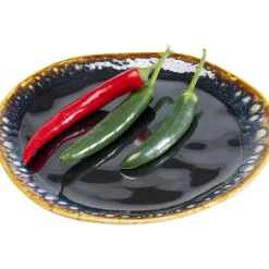 Assiette Lio bleu nuit Ø20cm><noscript><img width=