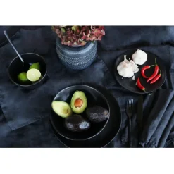 Assiette Organic noire Ø20cm><noscript><img width=