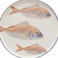 Assiette Poisson bleu Ø27cm assorties>KARE Design