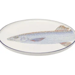 Assiette Poisson bleu Ø27cm assorties>KARE Design