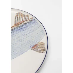 Assiette Poisson bleu Ø27cm assorties><noscript><img width=