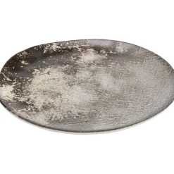 Assiette Savannah marron/gris Ø20><noscript><img width=