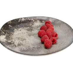 Assiette Savannah marron/gris Ø20><noscript><img width=