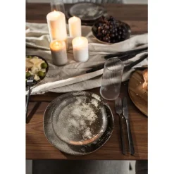Assiette Savannah marron/gris Ø26cm><noscript><img width=