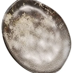 Assiette Savannah marron/gris Ø26cm><noscript><img width=