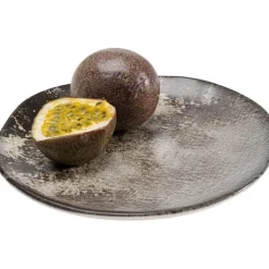 Assiette Savannah marron/gris Ø26cm><noscript><img width=