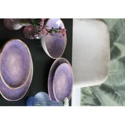 Assiette Shirley violet Ø26cm>KARE Design Outlet