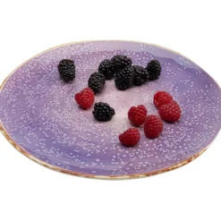 Assiette Shirley violet Ø26cm><noscript><img width=