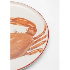 Assiettes Crabes rouges Ø27cm assorties><noscript><img width=