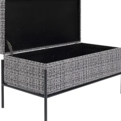 Banquette Buttons Storage noir-blanc PM><noscript><img width=
