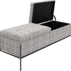 Banquette Buttons Storage noir-blanc GM><noscript><img width=