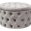 Banquette coffre Desire velours argenté>KARE Design Discount