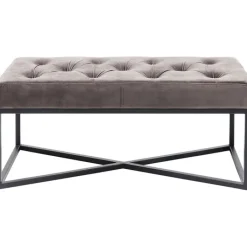 Banquette Crossover gris noir 90x40cm>KARE Design Best