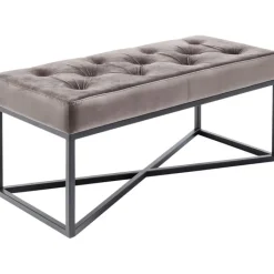 Banquette Crossover gris noir 90x40cm><noscript><img width=