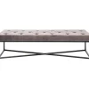 Banquette Crossover gris noir 150x40cm>KARE Design Clearance