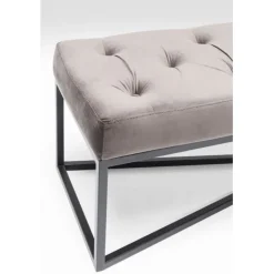 Banquette Crossover gris noir 150x40cm><noscript><img width=