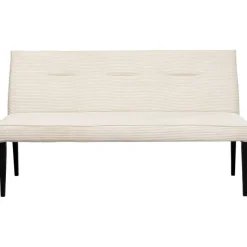 Banquette Ledro velours côtelé crème 165cm>KARE Design Clearance