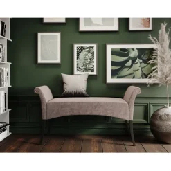 Banquette Motley Velvet Silvergrey>KARE Design Hot