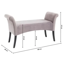 Banquette Motley Velvet Silvergrey><noscript><img width=