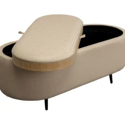 Banquette Venezia Storage crème 100cm><noscript><img width=