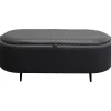 Banquette Venezia Storage anthracite 100cm>KARE Design Outlet