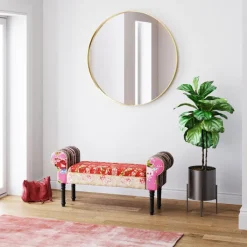 Banquette Wing Patchwork rouge>KARE Design Clearance