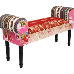 Banquette Wing Patchwork rouge><noscript><img width=