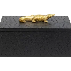 Boîte Crocodile noir (2/Set)><noscript><img width=