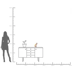 Boîte décorative Exotic Bird Giallo 23cm><noscript><img width=