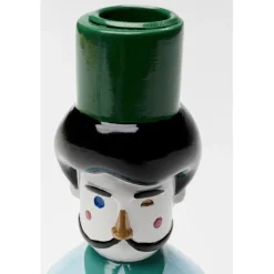 Bougeoir Monsieur Mustache 16cm><noscript><img width=