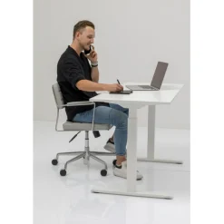 Bureau Office blanc blanc 140x70><noscript><img width=