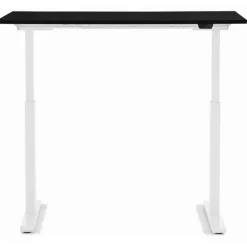Bureau Office blanc noir 120x70><noscript><img width=