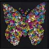 Cadre décoratif Farfalla 120x120cm>KARE Design New