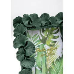 Cadre photo Ginkgo Leaf vert 17x20cm><noscript><img width=