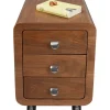 Caisson a roulettes Club noyer>KARE Design