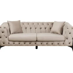 Canapé Bellissima 2-places velours taupe 200cm>KARE Design Sale