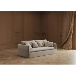 Canapé Boheme 3,5 places crème 230cm><noscript><img width=